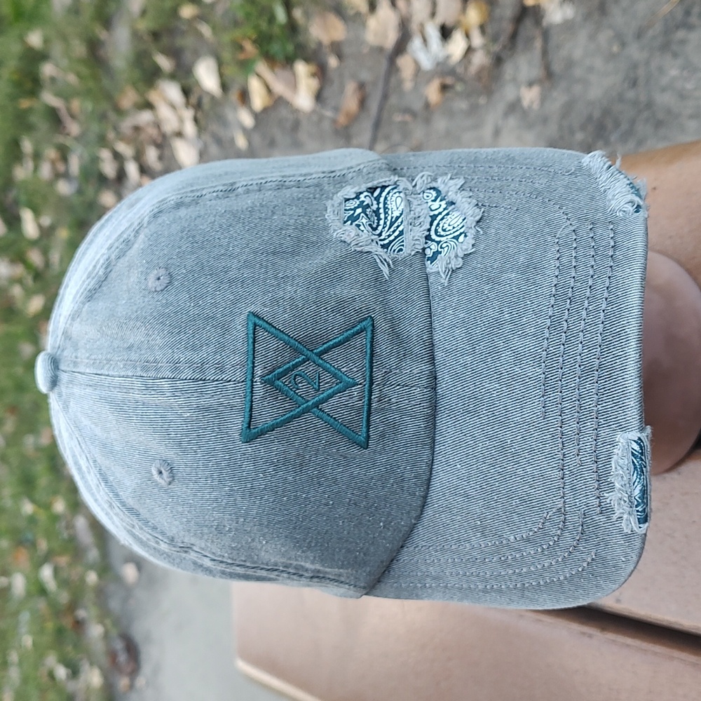 Soul2Soul Embroidered Logo Distressed Strapback Hat Cap